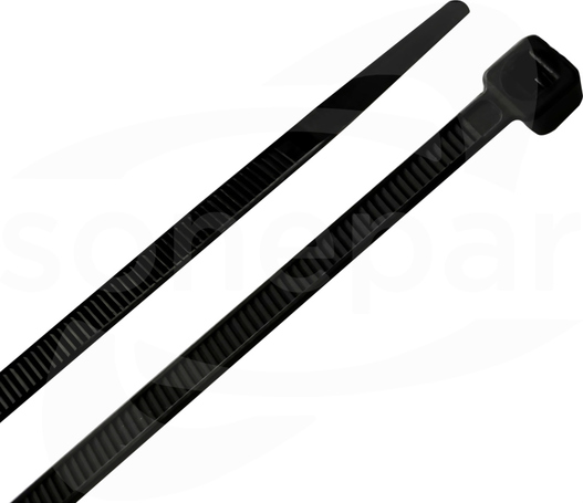 190x4,6 (100szt) Opaska kablowa UV czarny TRADEFORCE
