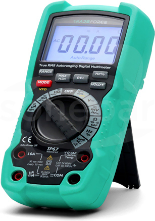 1000V CAT III, 600V CAT IV True RMS VFD Multimetr cyfrowy TRADEFORCE