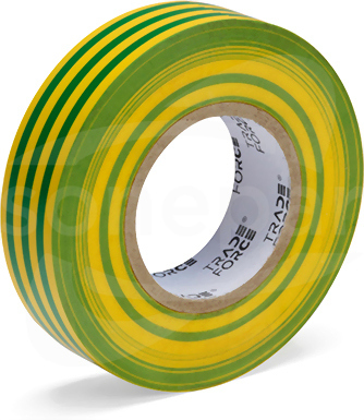 0,15x19mm 20m żółto/zielony Taśma izolacyjna TRADEFORCE