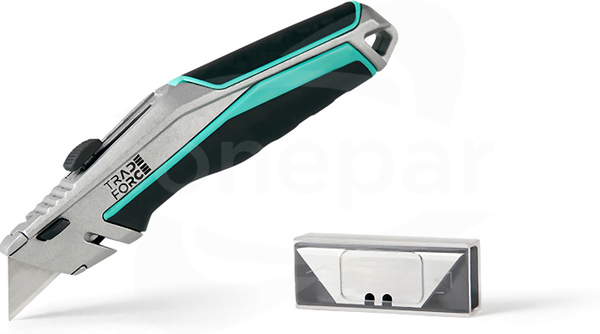 180mm +10 ostrzy Nóż z ostrzem trapezowym TRADEFORCE