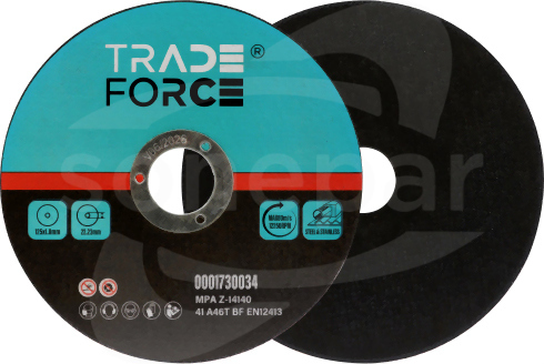 125mm (10szt) Tarcza do cięcia TRADEFORCE