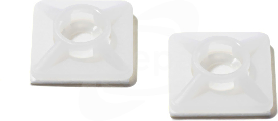 20x20mm naturalny (100szt) Element mocujący samoprzylepny TRADEFORCE