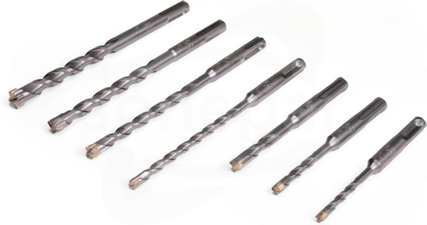 SDS-PLUS 5-12mm (7szt) Zestaw wierteł udarowych TRADEFORCE