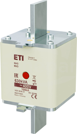NH3/MI 909A gTr 400V/630kVA Wkładka bezpiecznikowa