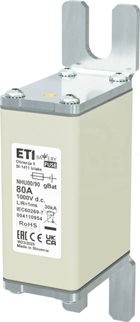 NHU00/90 80A gBat 1000VDC Wkładka bezpiecznikowa