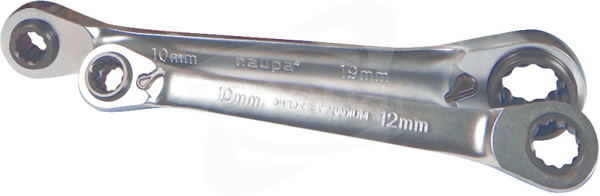 10x13/17x19mm Klucz oczkowy z grzechotką