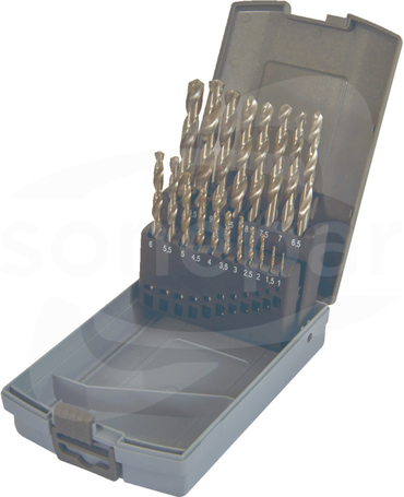 HSS 1-10mm Zestaw wierteł szlifowanych w kasecie