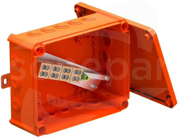 T250ED 16-2A Puszka odgałęźna FireBox z dławikami elastycznymi