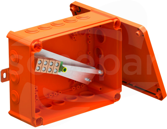 T250ED 16A Puszka odgałęźna FireBox z dławikami elastycznymi
