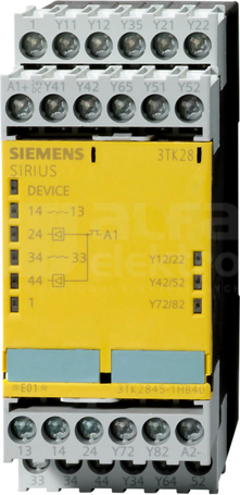 SIRIUS 45mm 24VDC Przekaźnik bezpieczeństwa