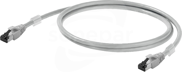 IE-C6FP8LD0060M40M40-D Kabel Patch kat.6 LSZH szary