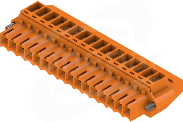 BL 3,5/16/90F SN OR Wtyk żeński do druku