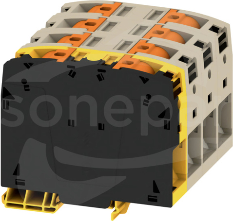 A2C 50/70 3FT-FE Blok zacisku przelotowego