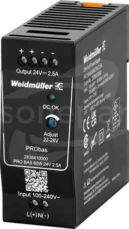 PRO BAS 60W 24V 2,5A ZASILACZ PRO BAS 60W 24V