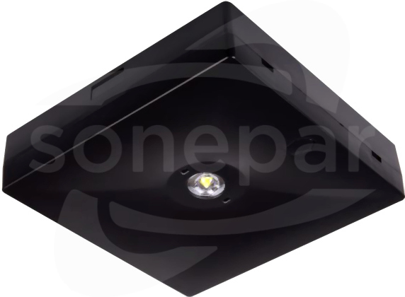 STARLET QUAD SQ 250 NM 1H AT czarna optyka otwarta Oprawa awaryjna