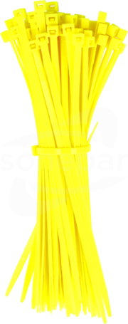 FLUO-100MCZO 100x2,5 żółty (100szt) Opaska kablowa kolorowa
