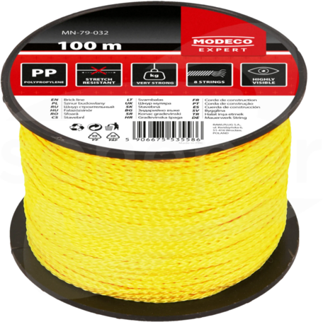 MN-79-032 Fluorescencyjny 100m Sznur budowlany