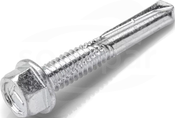 ON 5,5x38mm T14 RAL9010 (100szt) Wkręty samowiercące z podkładką