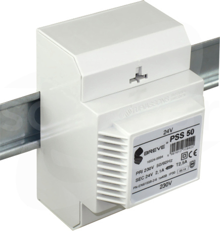 PSS 50VA 400/24V na szynę Transformator w obudowie