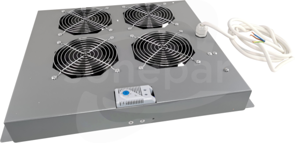 SA-F-WA-4-T-C srebny Panel wentylacyjny dachowy do szaf WireArte