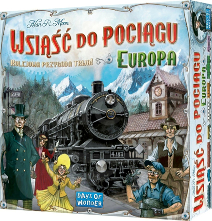 Gra planszowa - Wsiąść do pociągu Europa PROMOCJA EHANDEL