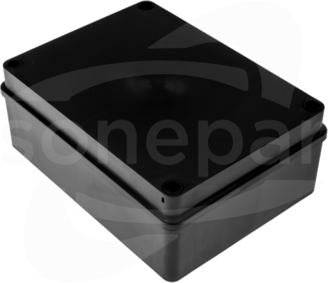 S-BOX 416C 190x140x70 b/dł IP65 czarny Puszka natynkowa pokr.nieprzezroczysta