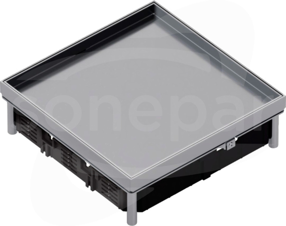 EKQ120BL15 244x244mm stal nierdzewna Pokrywa uchylna
