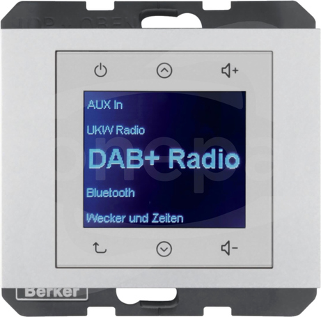K.5 Radio Touch DAB+ BT aluminium Radio dotykowe