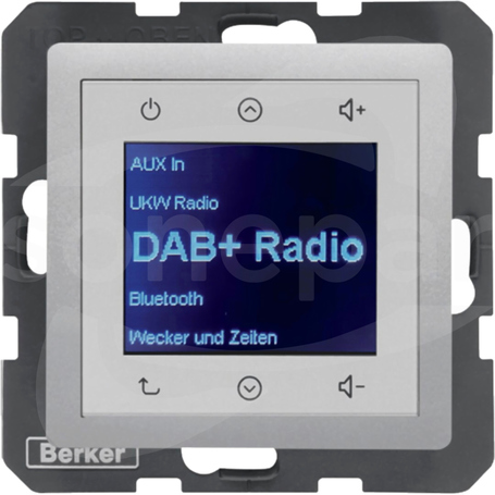 Q.x Radio Touch DAB+ BT aluminium aksamit Radio dotykowe
