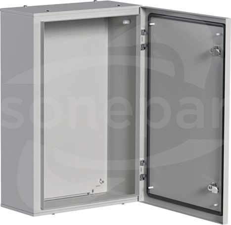 600x400x200mm IP65 Obudowa metalowa z płytą montażową