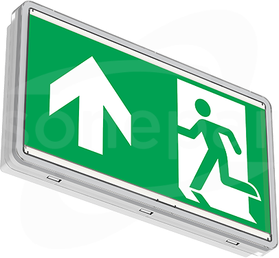 ORTUS-W WH E1/ST LO SIGN Oprawa awaryjna