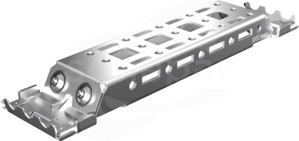 AX 210mm Szyna do zabudowy wewnętrznej