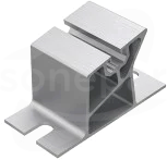 K-45-8 aluminiowy 11D Uchwyt montażowy skrajny niski (PV)