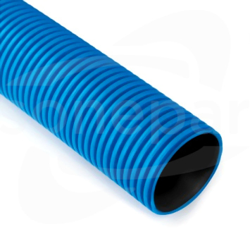 QRK 110/50 FLEX 250N niebieski (50mb) Rura karbowana 250N