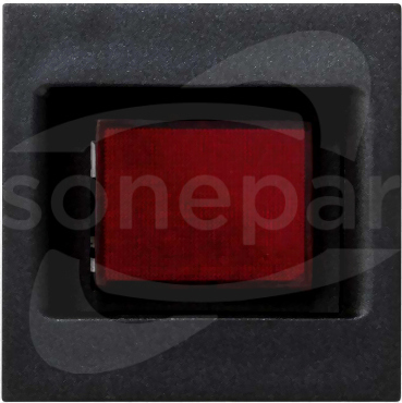 K45 45×45mm czarny Płytka K45 z lampką sygnalizacyjną