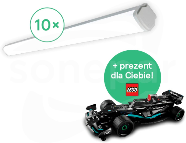 WT060C LED36S/840 PSU L1200 (10szt)+gratis LEGO Oprawy LED hermetyczne LEDINAIRE