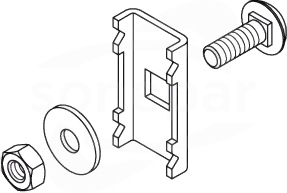 GV 30E INOX ŁĄCZNIK KORYTA SIATKOWEGO