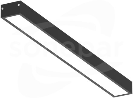 Geometric Line LED 1085mm 46W 4800lm 840 OPAL Czar Oprawa LED