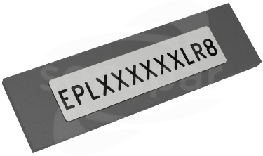 PROSLEEVE EPL 70x18mm srebrny (1000szt) Etykieta