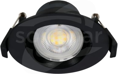ORO ZUMA LED R 5W CCT-B 375lm czarny Oprawa LED okrągła p/t oczko (F)