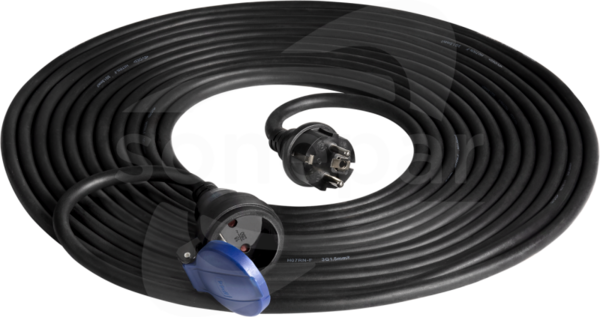 H07RN-F 3x1,5mm2 1x2P+Z 10m 230VAC/16A IP44 Przedłużacz warsztatowy bryzgoszczelny olejoodporny