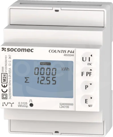 P46 CT1-5A MBUS MID Licznik energii Countis