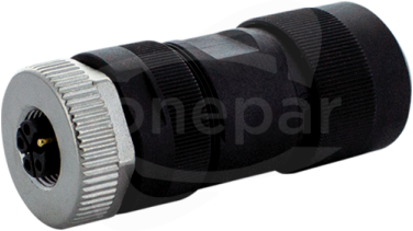 M12 5P kod.-L max. 2,5mm2 Wtyczka żeńska