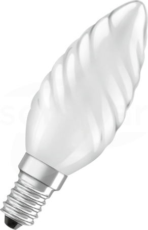 Classic BW 40 DIM 3.4W E14 940 470lm Frosted Źródło LED filament płomień (D)