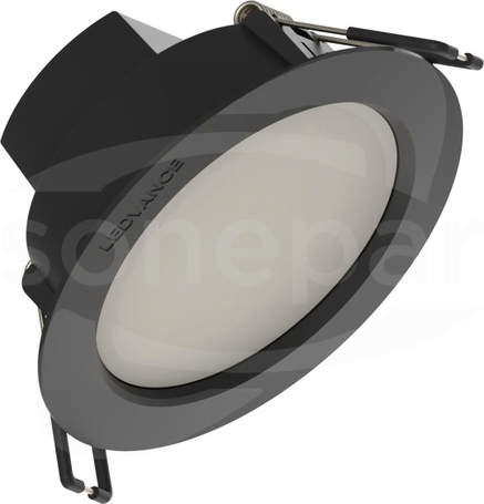 DL IP44 DN 90 4W 830 440LM BK Downlight LED dostropowy