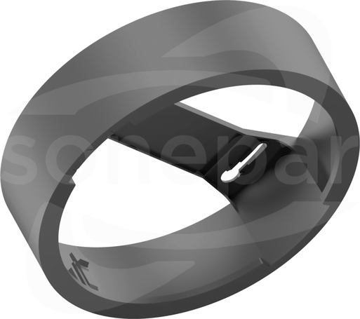 DL IP44 FRAME DN165 BK czarny Ramka montażowa natynkowa