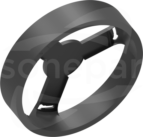 DL IP44 FRAME DN215 BK czarny Ramka montażowa natynkowa