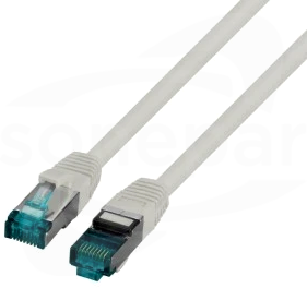 securityNET S/FTP kat.6A LSZH szary 10m Patchcord miedziany