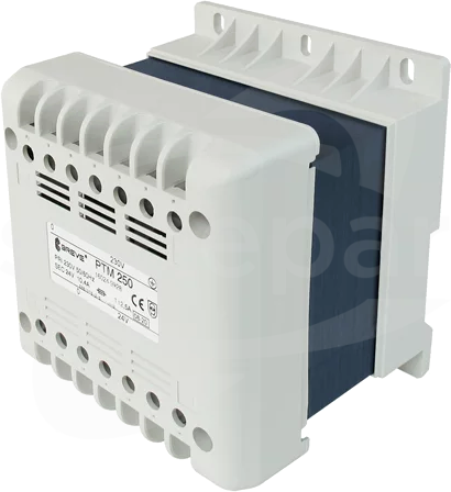 PTM 250VA 400/230V na szynę Transformator obudowany