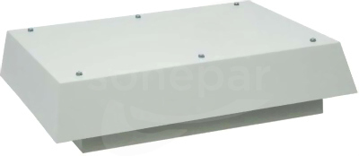 ALFATORR1450B 540x390x128 Wyciąg dachowy z wentylatorem RAL7035
